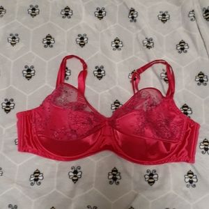 Cacique hot pink bra